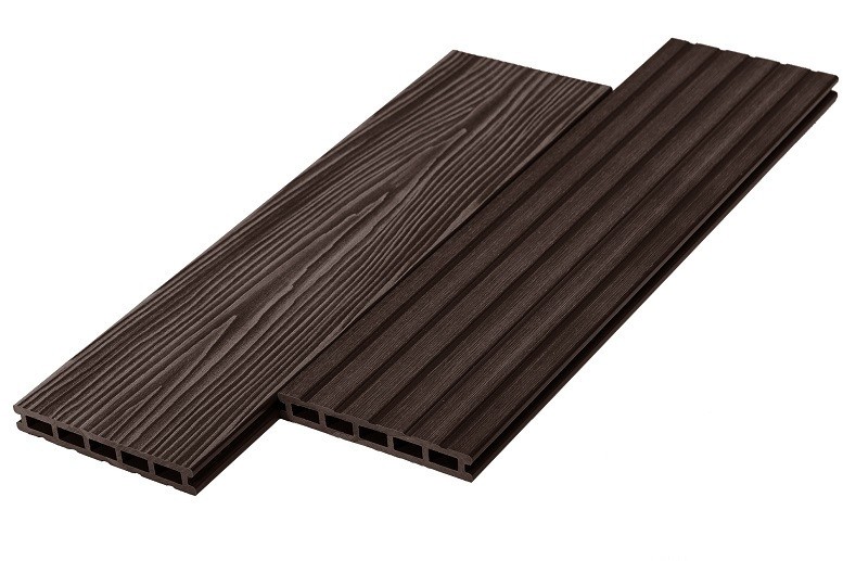 Террасная доска из ДПК RusDecking Unodeck Mogano - Цвет Венге купить в Новороссийске