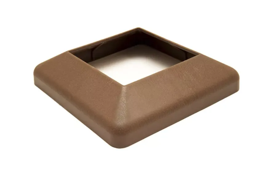 Крышка нижняя ПВХ для столба 125х125 Deckart Шоколад купить в Новороссийске