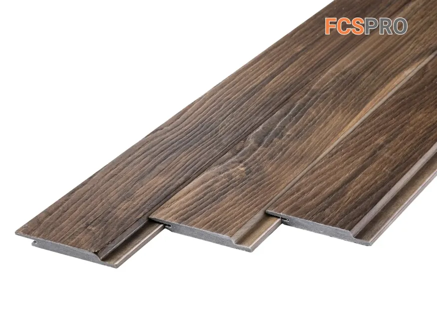 Фиброцементный сайдинг FCSPRO Click Shtil Термо ель купить в Новороссийске