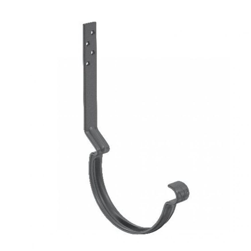 Длинный модернизированный крюк для крепления желоба Aquasystem, RAL 7024 Тёмно-серый 125/90 купить в Новороссийске