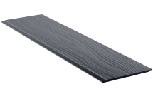 Фиброцементный сайдинг Фибростар Одноцветный 190х3000х8мм КР 19 Графитовый Серый