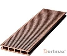 Террасная доска из ДПК VELVET STANDART Коричневого цвета