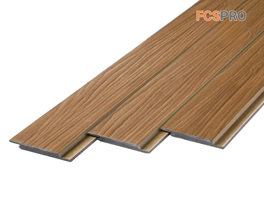 Фиброцементный сайдинг FCSPRO Click Shtil Термо береза купить в Новороссийске