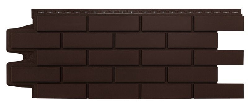 Фасадные панели Grand Line, Клинкерный кирпич Classic, Цвет: Шоколадный купить в Новороссийске