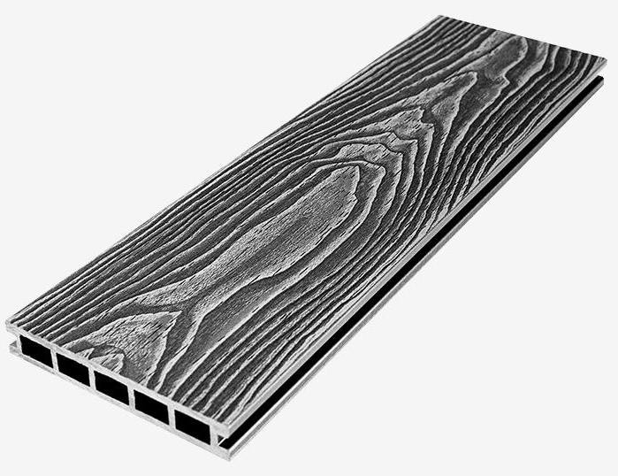 Террасная доска из композитного материала RusDecking Unodeck Vintage - Цвет Графит купить в Новороссийске