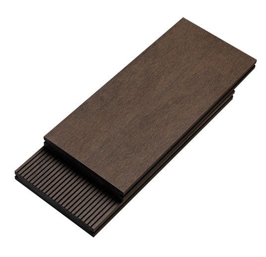 Террасная доска Bruggan Multicolor из ДПК, полнотелая, 120 мм, венге. купить в Новороссийске