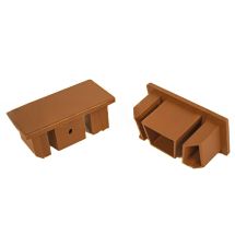 Торцевая алюминиевая заглушка для перил GardenParkett, Орех