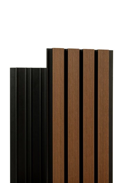 Реечная фасадная панель Ecodecking Скай Коэкструзия Тик купить в Новороссийске