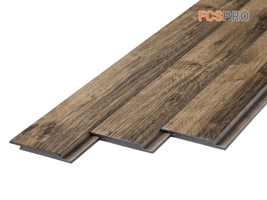 Фиброцементный сайдинг FCSPRO Click Shtil Кедр купить в Новороссийске