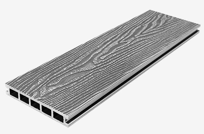 Террасная доска из ДПК RusDecking Unodeck Vintage - Цвет: Серый купить в Новороссийске