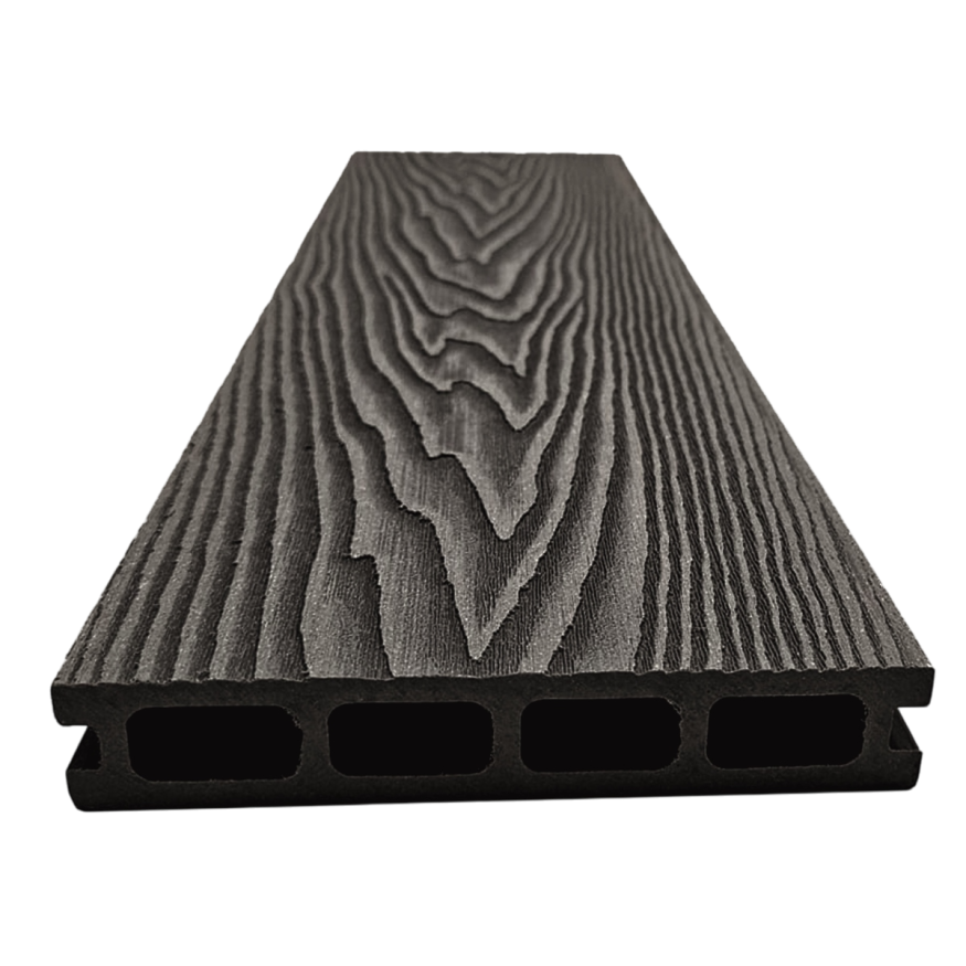Террасная доска ДПК NanoWood 3D Double Антрацит купить в Новороссийске