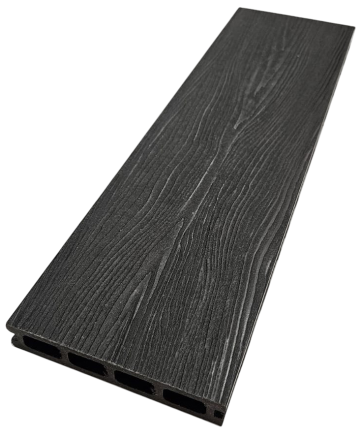 Террасная доска ДПК NanoWood 3D Double Антрацит купить в Новороссийске