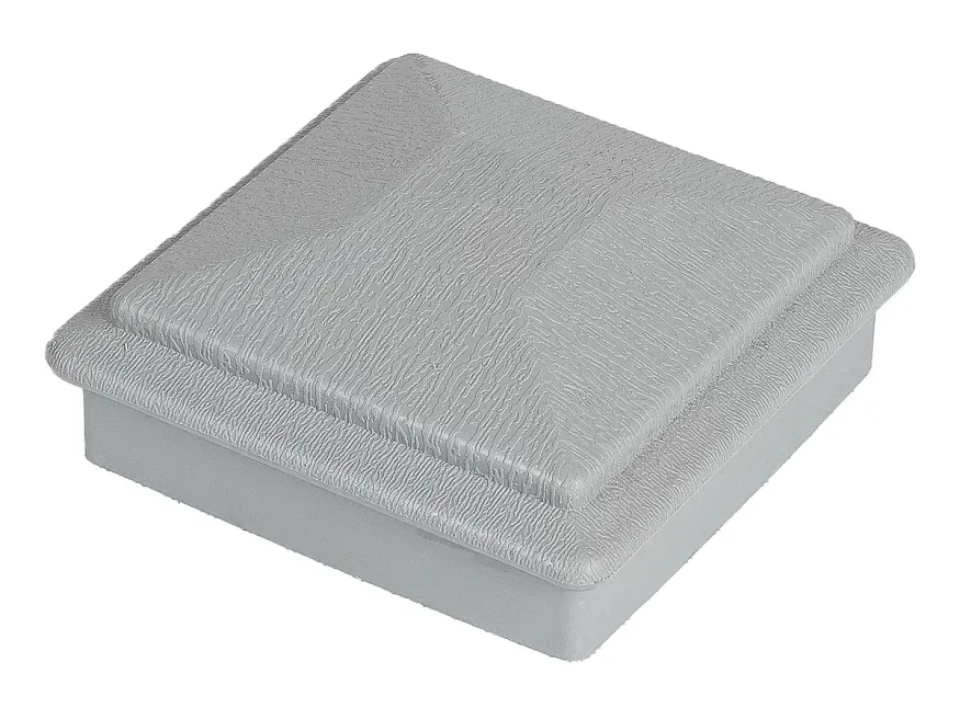 Крышка верхняя фигурная ПВХ для столба 100х100 Deckart Серый купить в Новороссийске