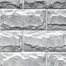 Фасадная панель FineBer Блок, Светло-серый