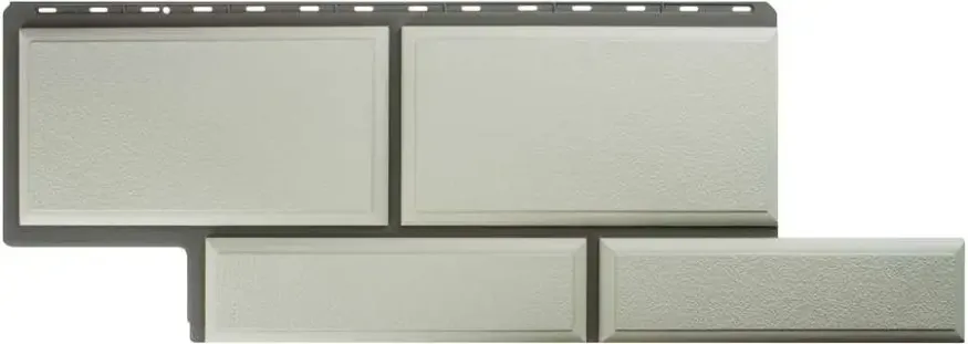 Фасадная панель Альта-Профиль Флорентийский камень Белый купить в Новороссийске