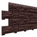 Фасадные панели Доломит, Скалистый риф премиум, Цвет Каштан купить в Новороссийске