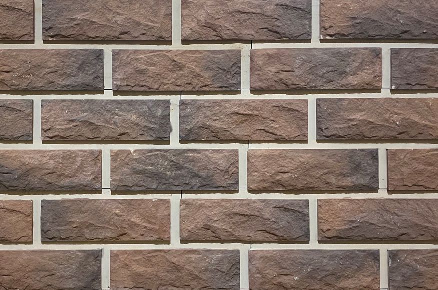 Фиброцементные панели КАНЬОН Сколотый кирпич - 27 купить в Новороссийске