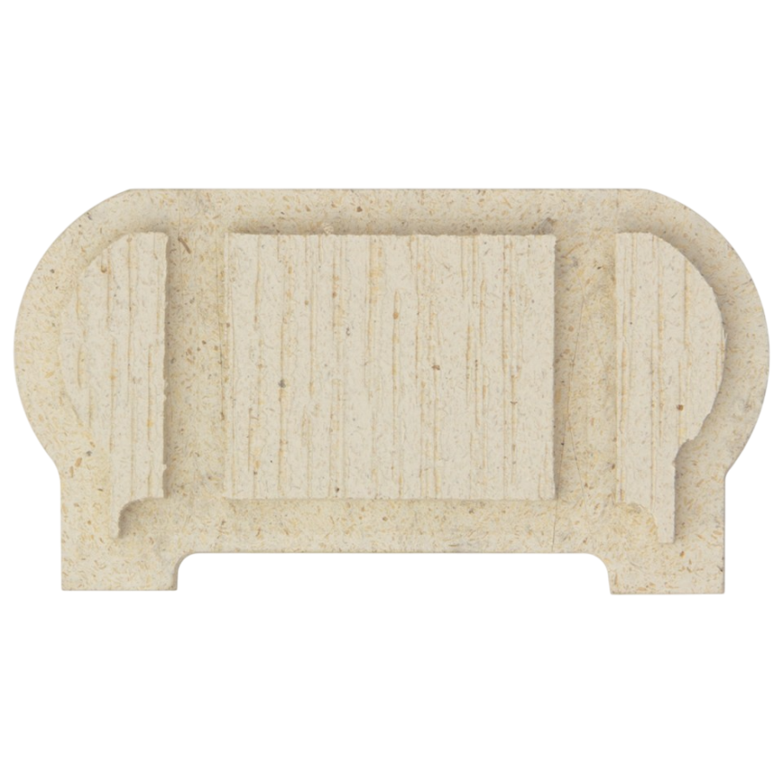 Заглушка торцевая для перил из ДПК Faynag Слоновая кость 95х50 мм купить в Новороссийске