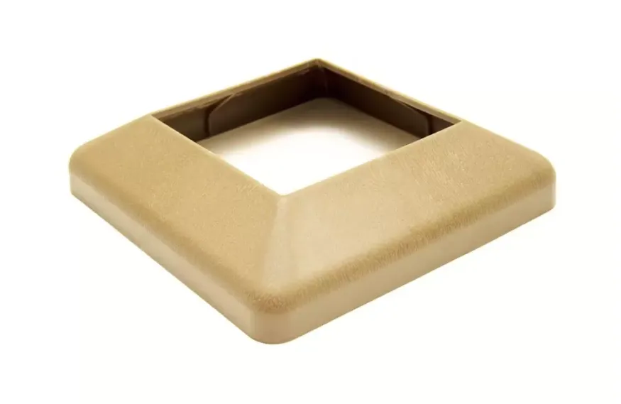 Крышка нижняя ПВХ для столба 100х100 Deckart Орех купить в Новороссийске