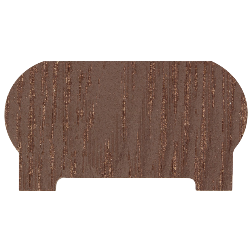 Заглушка торцевая для перил из ДПК Faynag Шоколад 95х50 мм купить в Новороссийске