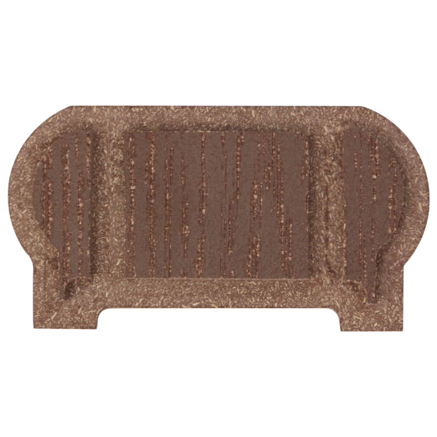 Заглушка торцевая для перил из ДПК Faynag Шоколад 95х50 мм купить в Новороссийске