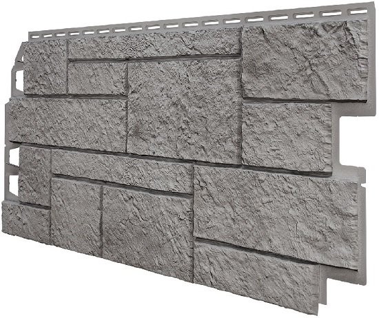 Фасадная панель VOX Sandstone (Сандстоун) светло-серого цвета купить в Новороссийске
