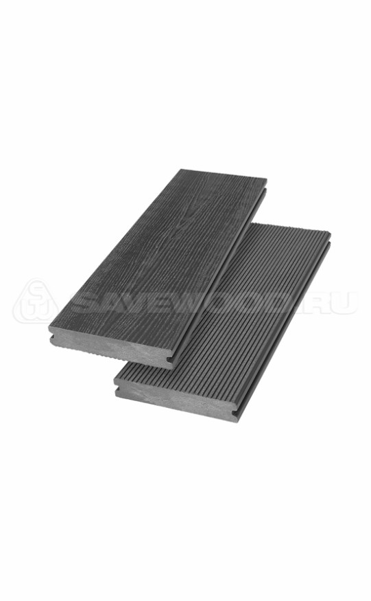 Террасная доска ДПК SaveWood, SW Abies (R), Графит купить в Новороссийске