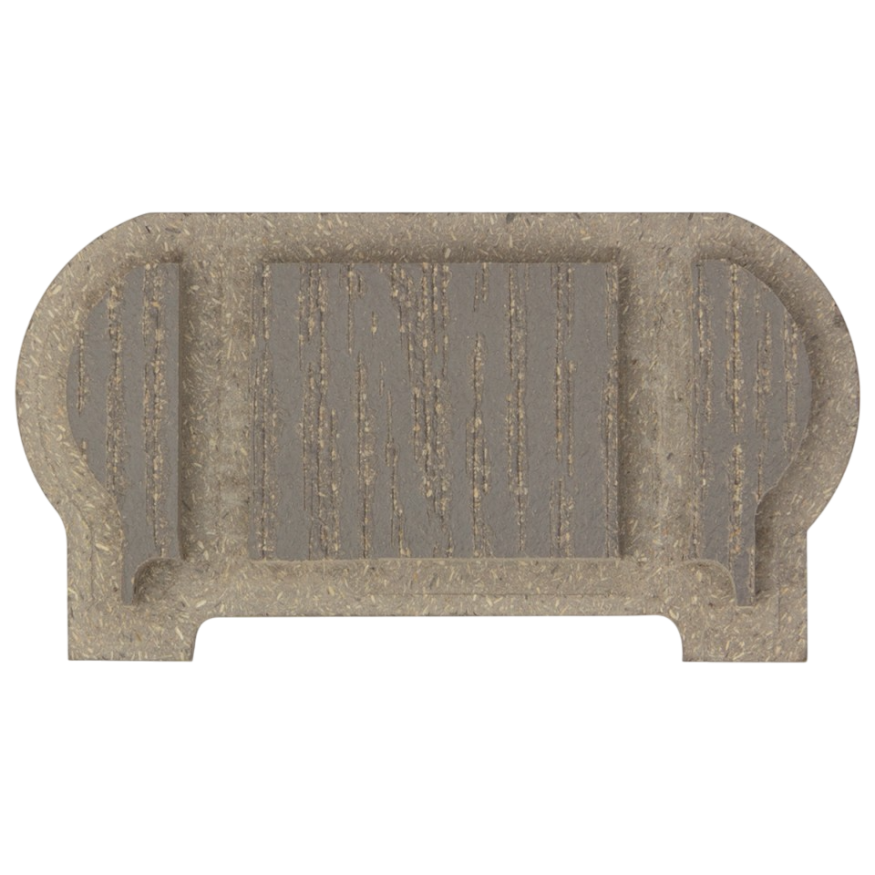 Заглушка торцевая для перил из ДПК Faynag Графит 95х50 мм купить в Новороссийске