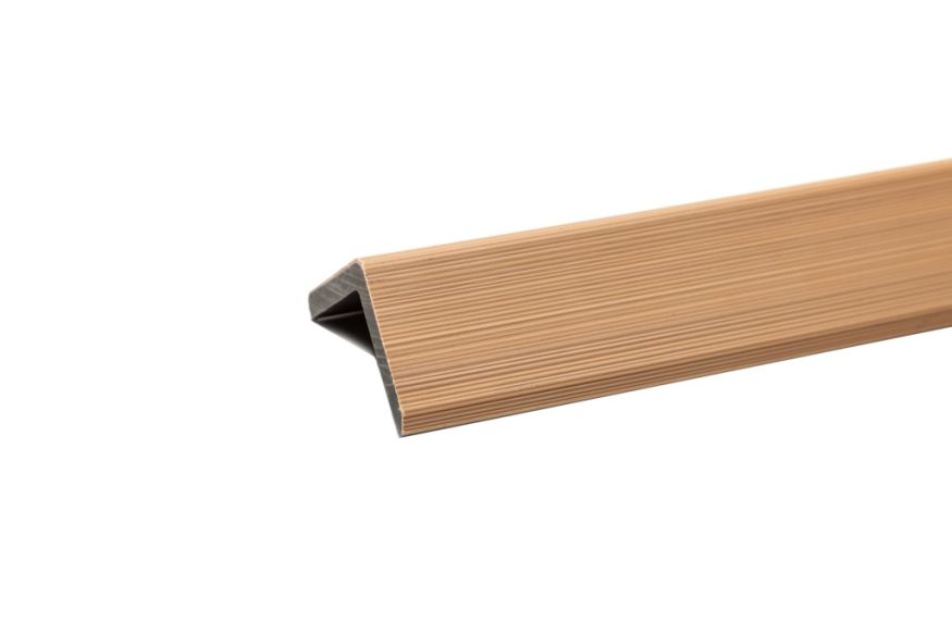 Уголок торцевой Ecodecking Скай коэкструзия Бук купить в Новороссийске