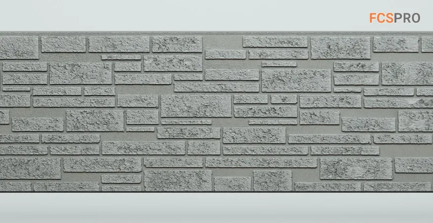 Фиброцементные панели FCS Simple АА1 (под камень) купить в Новороссийске