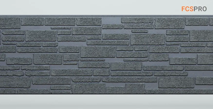 Фиброцементные панели FCS Simple АА1 (под камень) купить в Новороссийске