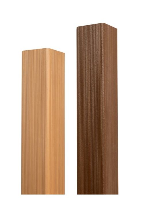 Уголок торцевой Ecodecking Скай коэкструзия Тик купить в Новороссийске