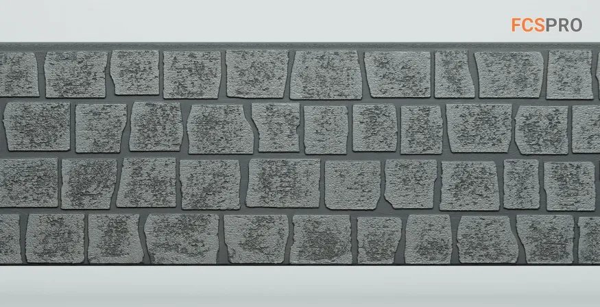 Фиброцементные панели FCS Simple АА2 (под камень) купить в Новороссийске