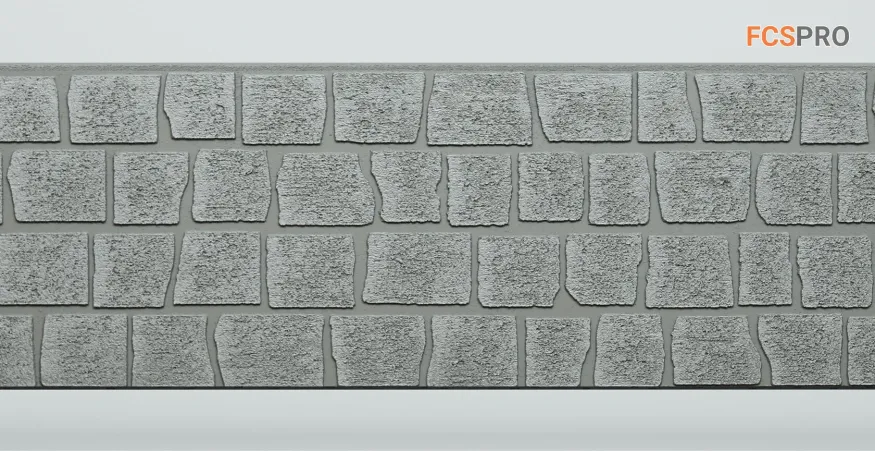 Фиброцементные панели FCS Simple АА2 (под камень) купить в Новороссийске