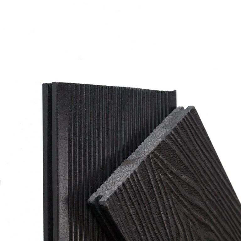 Террасная доска Ecodecking Экстра 3D Графит купить в Новороссийске