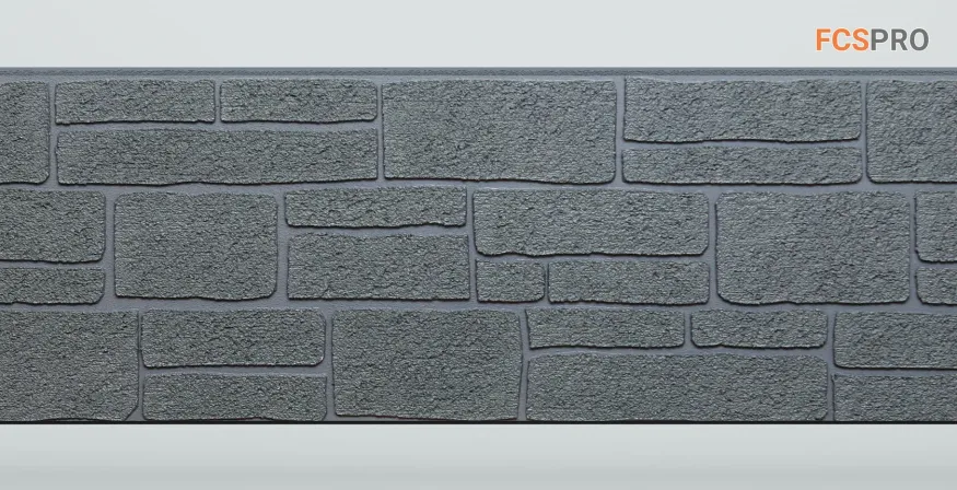 Фиброцементные панели FCS Simple АА6 (под камень) купить в Новороссийске