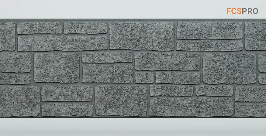 Фиброцементные панели FCS Simple АА6 (под камень) купить в Новороссийске