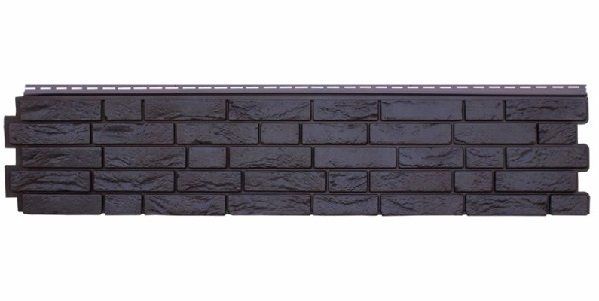 Фасадная панель GL &amp;quot;Я-Фасад&amp;quot; Демидовский кирпич, цвет уголь. купить в Новороссийске