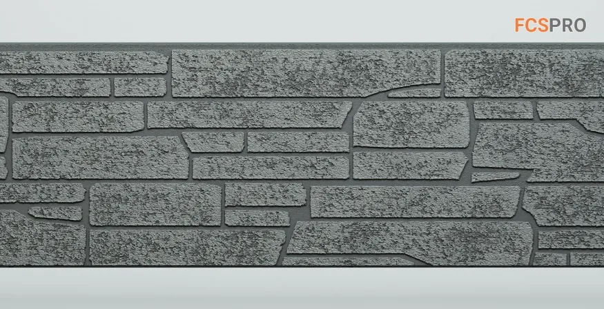 Фиброцементные панели FCS Simple АА7 (под камень) купить в Новороссийске