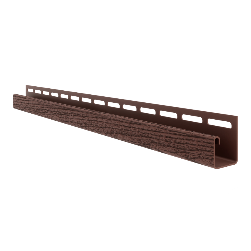 Планка J-профиль Технониколь Фактур, Орех купить в Новороссийске