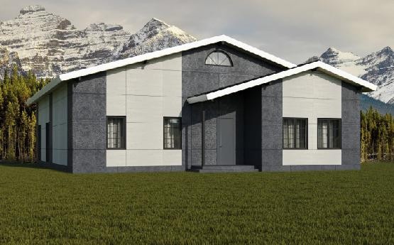 Фиброцементный сайдинг Roofas Board Stone Цвет Графит купить в Новороссийске