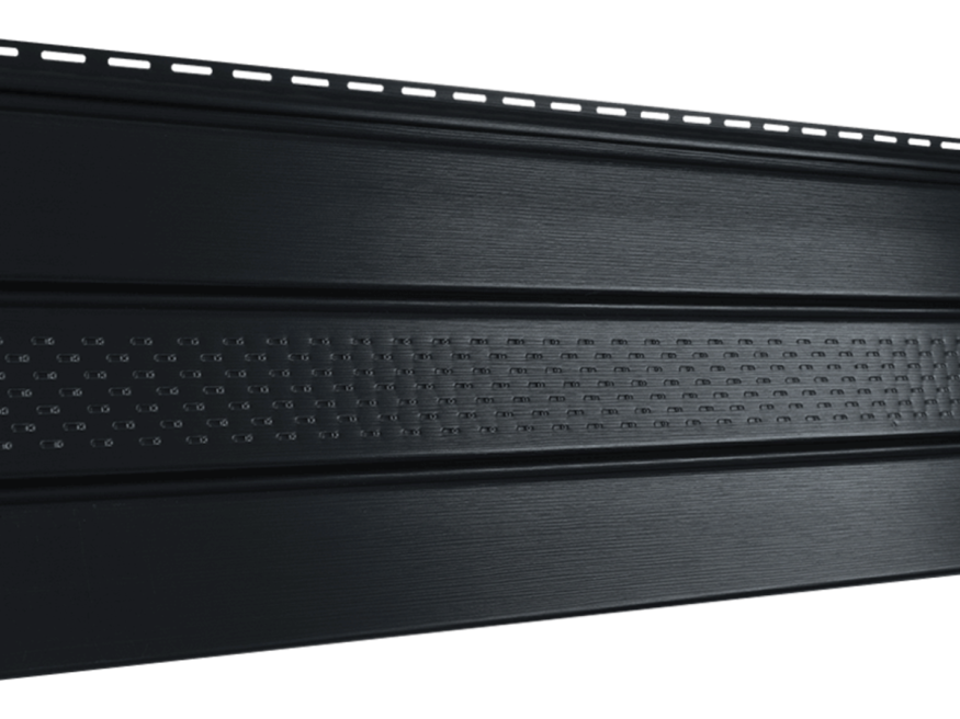 Софит PRO классический Ю-пласт, Графитовый (с частичной перфорацией) купить в Новороссийске