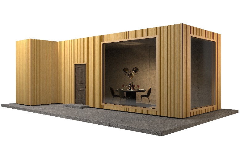 Фасадная панель GRINDERDECO, ДПК, двухсторонняя, текстура Песчаник. купить в Новороссийске