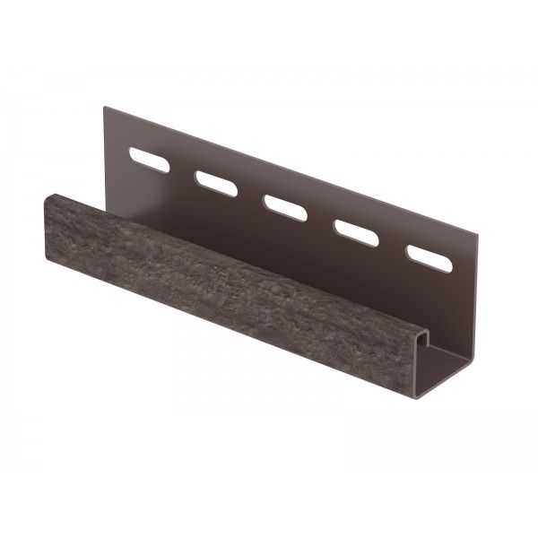 J-планка Ю-пласт Стоун Хаус Кирпич, Коричневый купить в Новороссийске