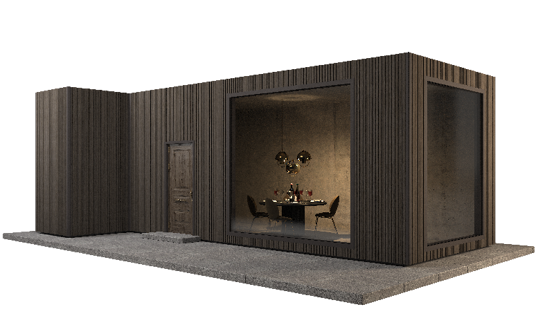 Фасадная панель GRINDERDECO, ДПК, двусторонняя, цвет Венге купить в Новороссийске