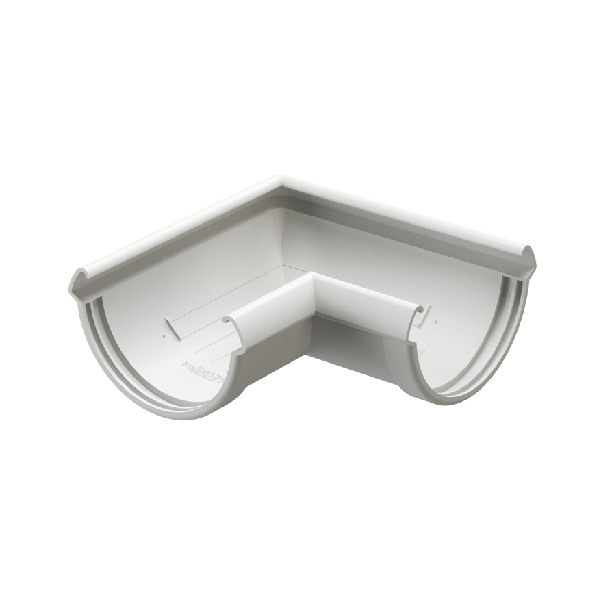 Угол желоба 90˚ Docke Lux, Пломбир купить в Новороссийске