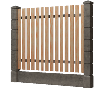 Заборная доска GRINDERDECO, ДПК, шлифованная, Цвет Песчаник.