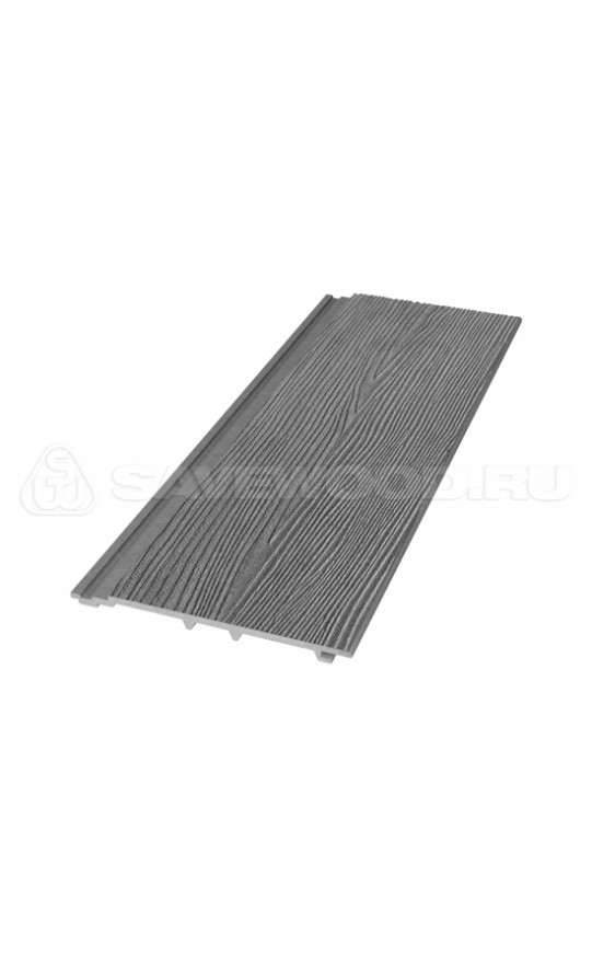 Сайдинг из ДПК SaveWood, SW Cedrus (R), Пепельный купить в Новороссийске