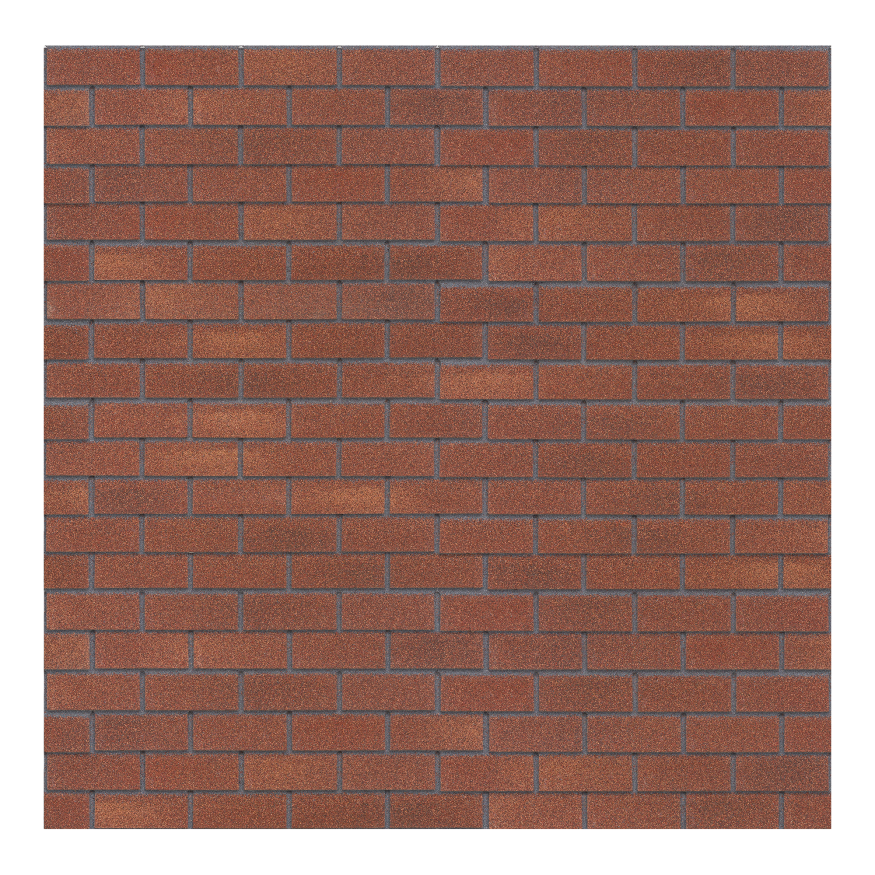 Битумная фасадная плитка Технониколь HAUBERK кирпич Терракотовый, 2 кв.м. купить в Новороссийске