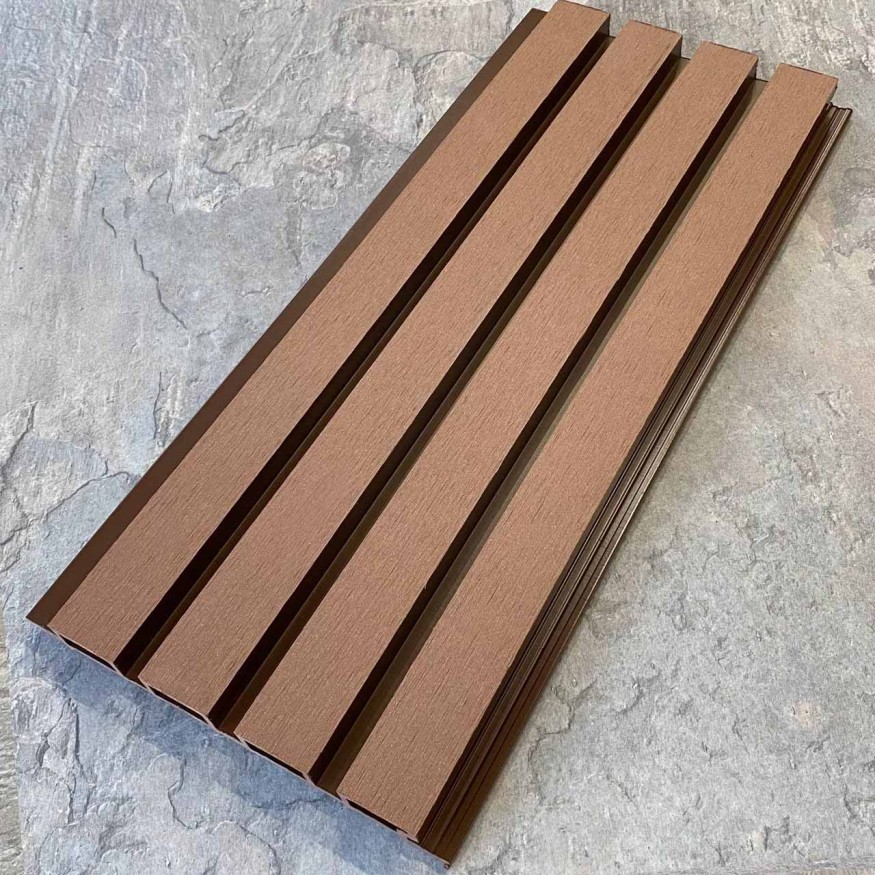 Фасадная реечная панель EasyDecking, Wood-X, Коричневый купить в Новороссийске